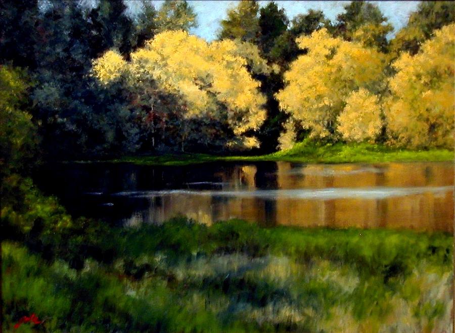 Nature Walk Painting by Jim Gola