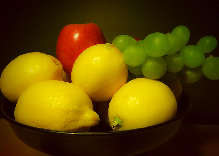 Lemon Photograph - Natures Bounty by KaFra Art