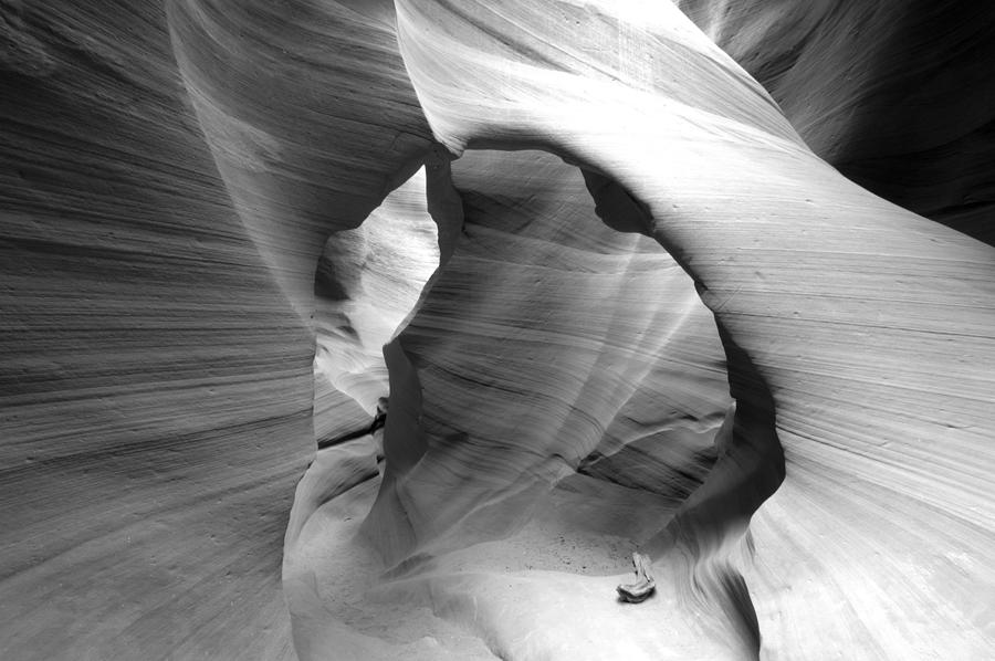 Landscape Photograph - Natures Fractured Gem Black and White by Paul Cannon