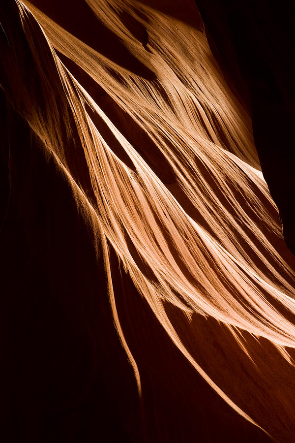 Antelope Canyon Photograph - Natures Lines by Adam Romanowicz