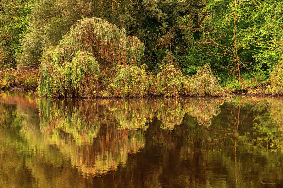 Fall Photograph - Natures Mirror by Wim Lanclus