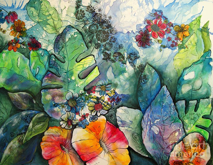 Natures Reveal by Reina Cottier Mixed Media by Reina Cottier