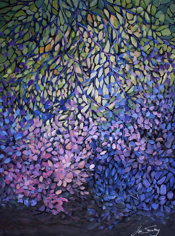 Natures Stain Glass Symphony Painting by Jo Smoley