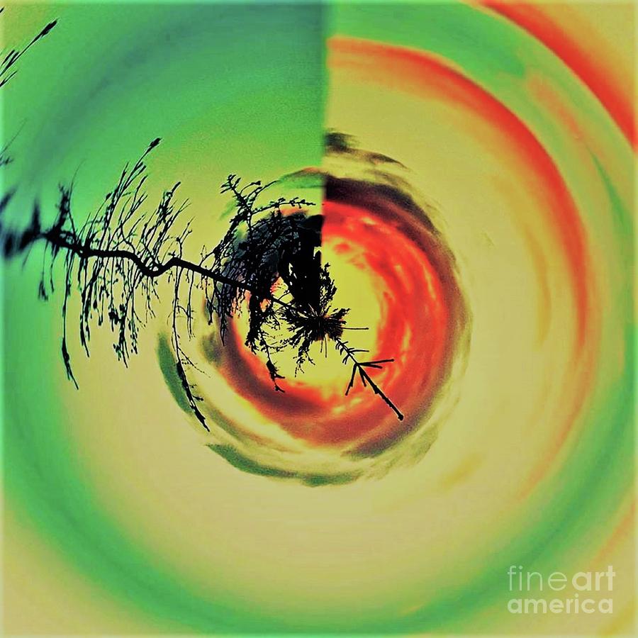Natures Vortex Digital Art by Tracey Lee Cassin