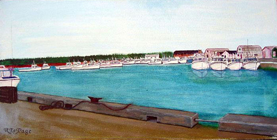 Naufrage Harbour PEI Painting by Richard Le Page