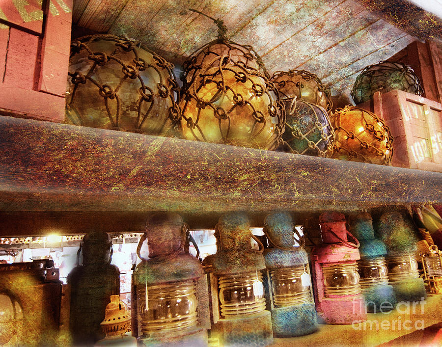 Nautical Lanterns And Buoys Photograph By Barbara Rabek