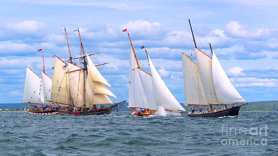 Nautical Line-up Photograph by Joe Geraci