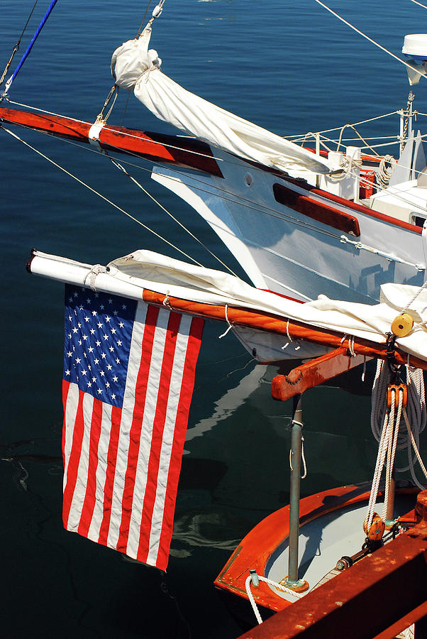 Nautical Patriot Photograph by James Kirkikis