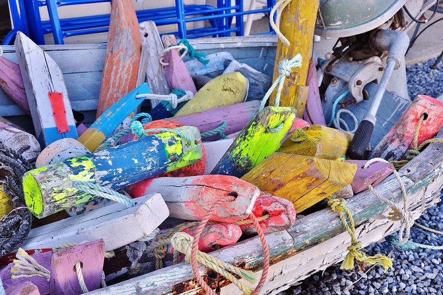 Boat Photograph - Nautical Riot of Color by Kim Bemis