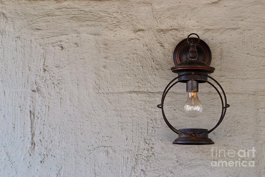 Nautical Wall Lamp  Photograph by Amy Lucid