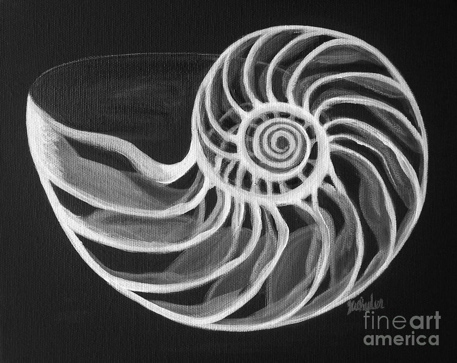 Nautilus Painting by JoAnn Wheeler