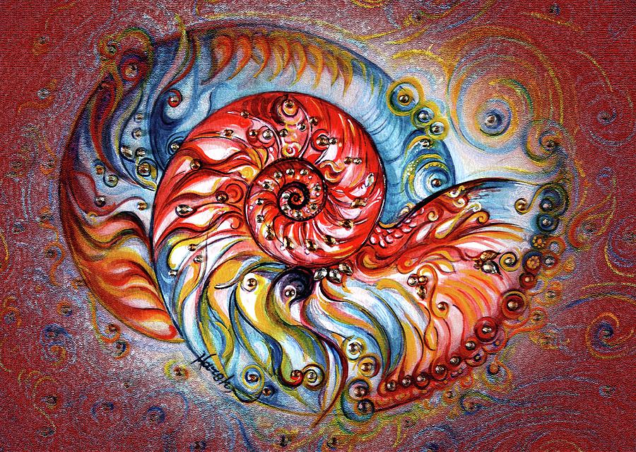 Nautilus Shell - Harsh Malik Digital Art by Harsh Malik