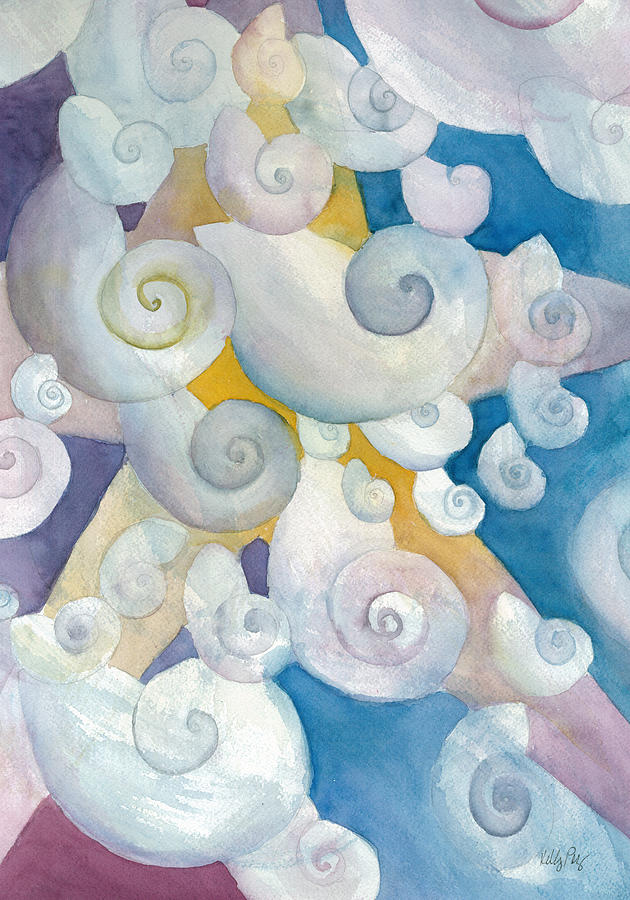 Nautilus Star Painting by Kelly Perez