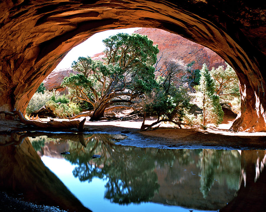 Navajo Arch Reflection by Ed Riche Navajo Arch Reflection by Ed Riche
