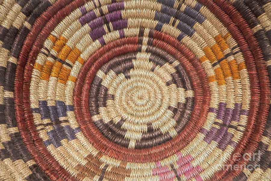 Navajo Basket Weaving Photograph by Teresa Wilson