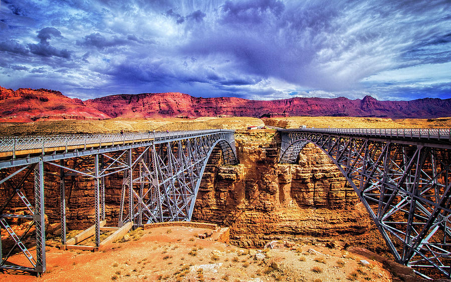 Navajo Bridge at Marble Canyon Photograph by Carolyn Derstine