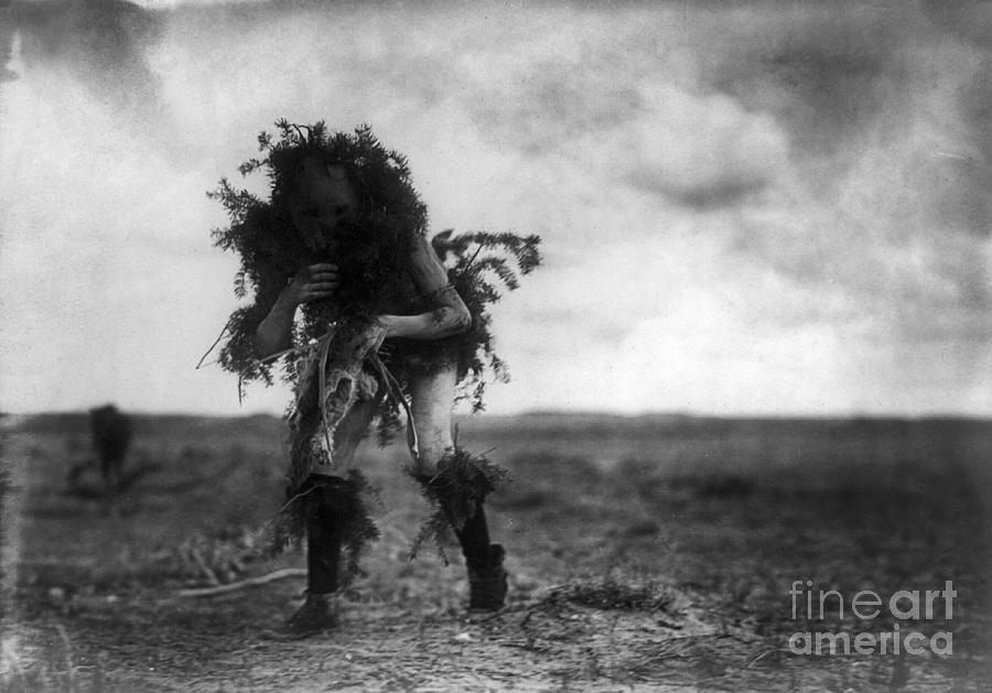 NAVAJO DANCER, c1905 Photograph by Edward Curtis