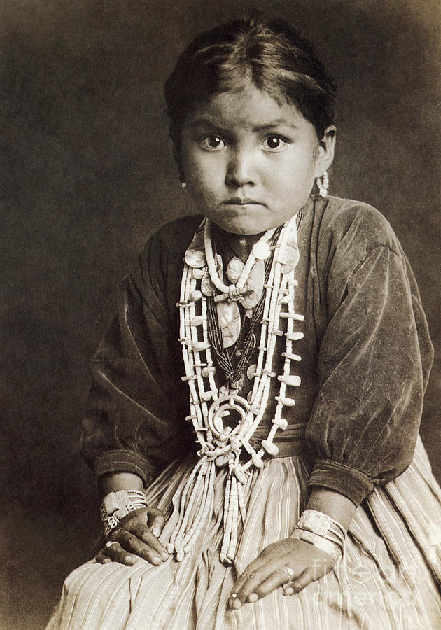 Navajo Girl 1920 Photograph by Granger