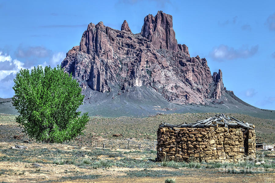 Mountain Photograph - Navajo Hogan by Rick Mann Mountain Photograph - Navajo Hogan by Rick Mann