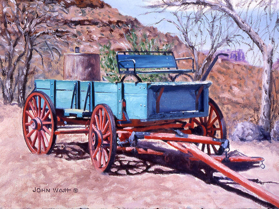 Navajo SUV Painting by John Watt Navajo SUV Painting by John Watt