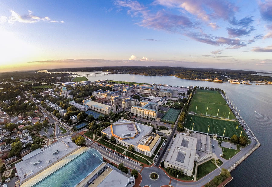 Naval Academy Photograph by Mid Atlantic Aerial - Pixels