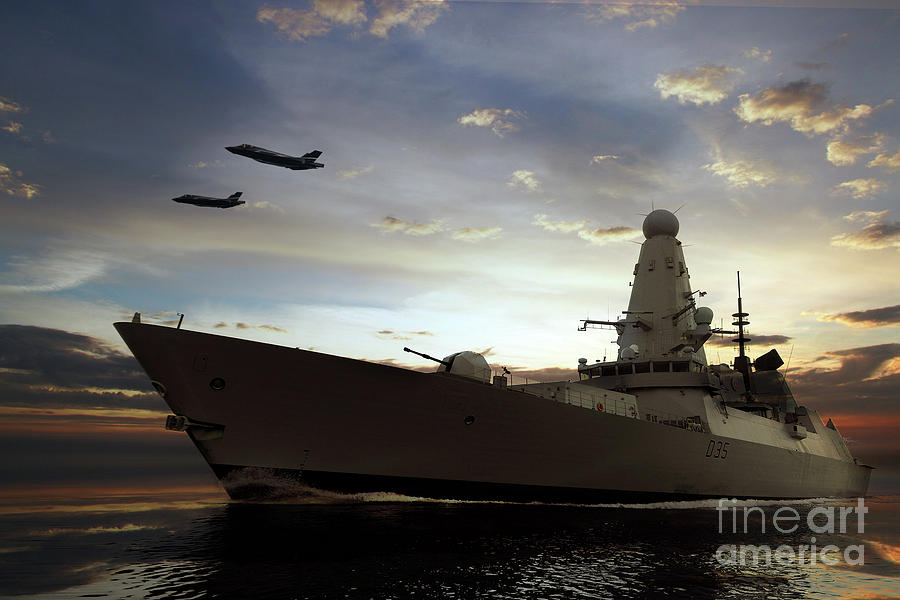 Naval Warfare Digital Art by Airpower Art