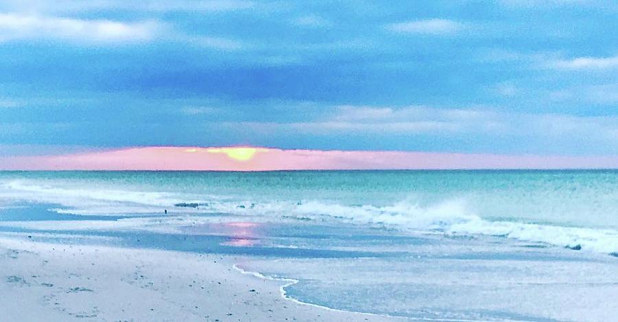 Navarre Beach Sunrise Photograph by Sarah Parker | Pixels