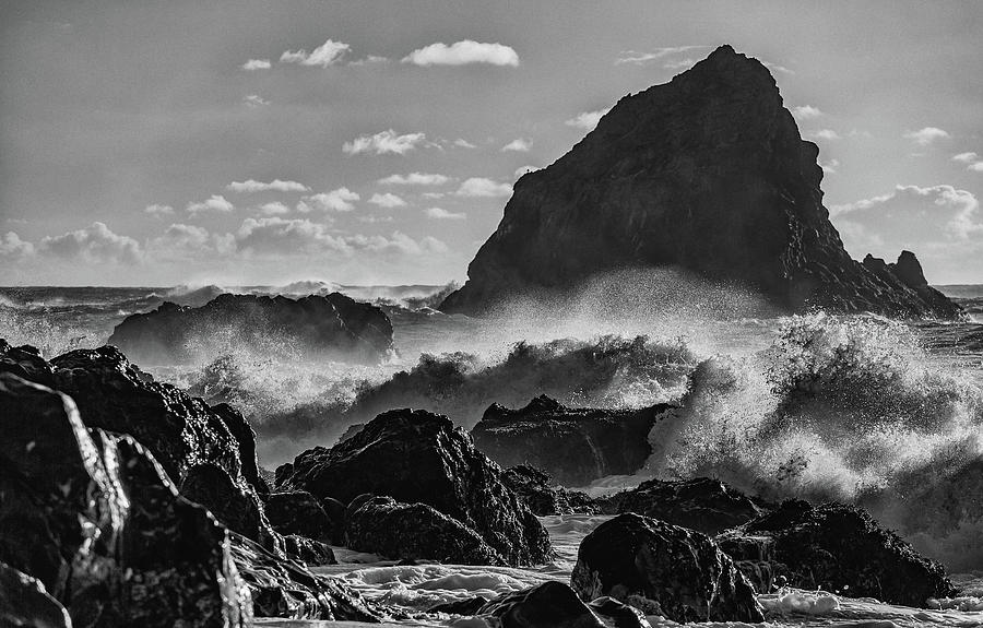 Navarro Beach Waves Albion CA Photograph by Donnie Whitaker