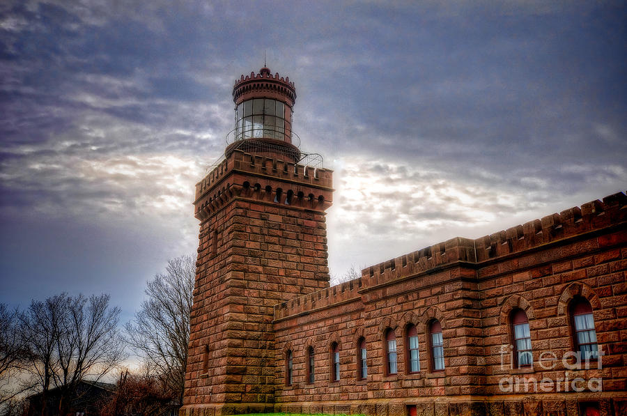 Landmark Photograph - Navesink Twin Lighthouse by Paul Ward