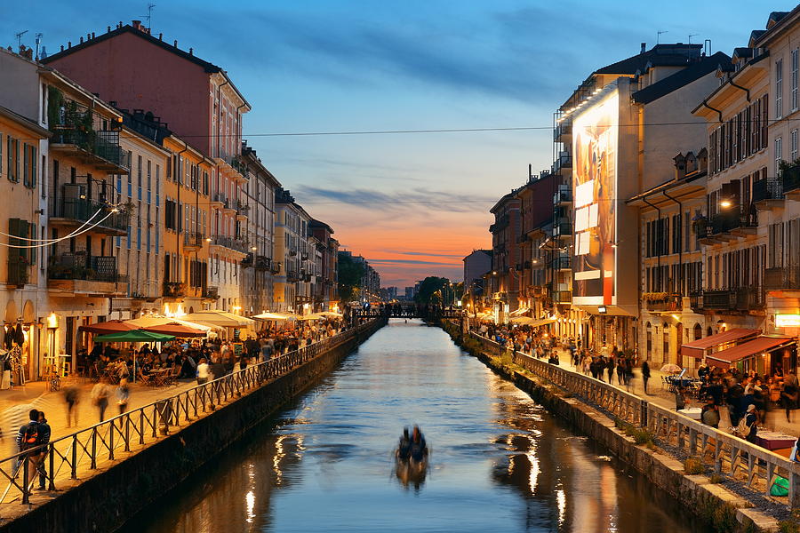 Naviglio Grande canal Photograph by Songquan Deng
