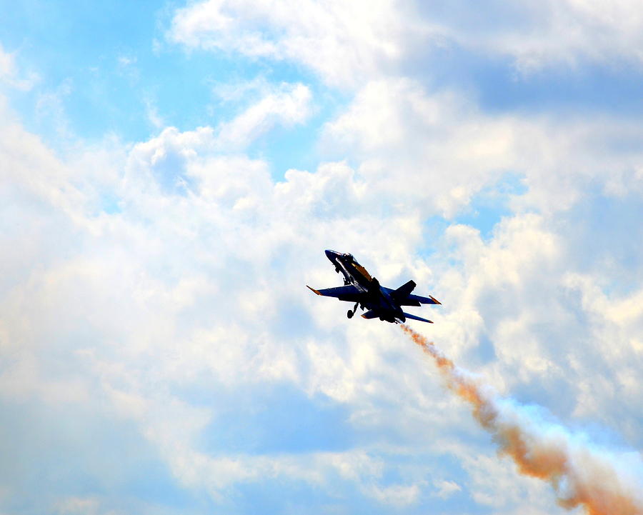 Navy Blue Angels F/a-18 Hornet Photograph