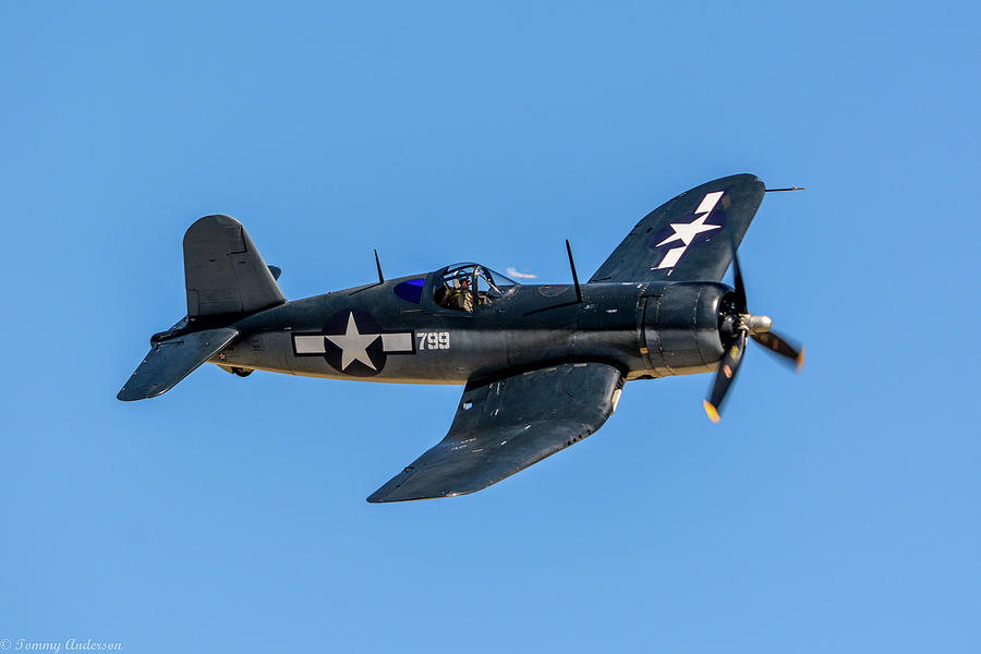 Navy Corsair Photograph By Tommy Anderson