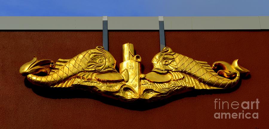 Navy Insignia At Pearl Harbor Photograph by Mary Deal