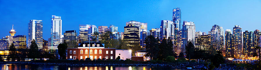 Navy League of Canada and Vancouver Skyline Photograph by Julius Reque