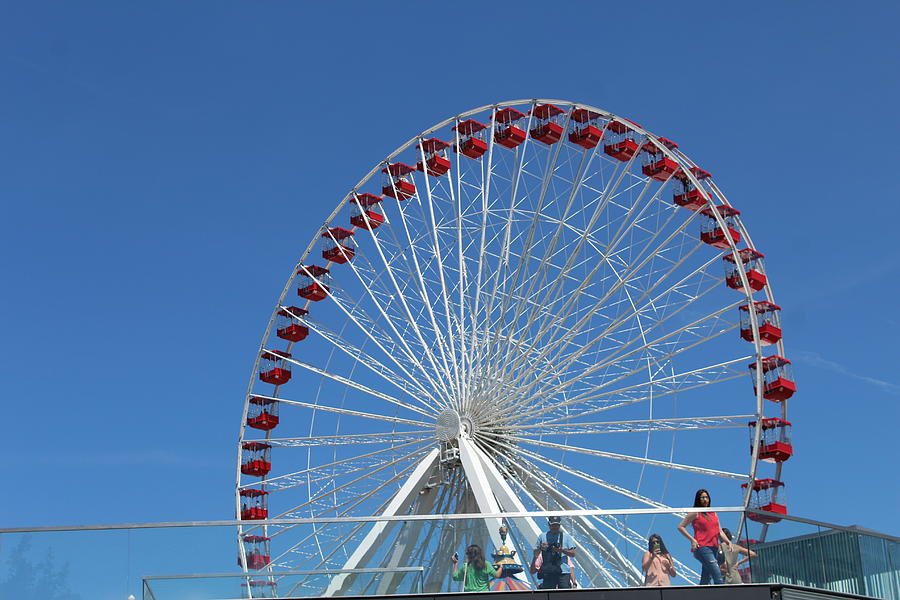 Navy Pier Ferris Wheel Photograph