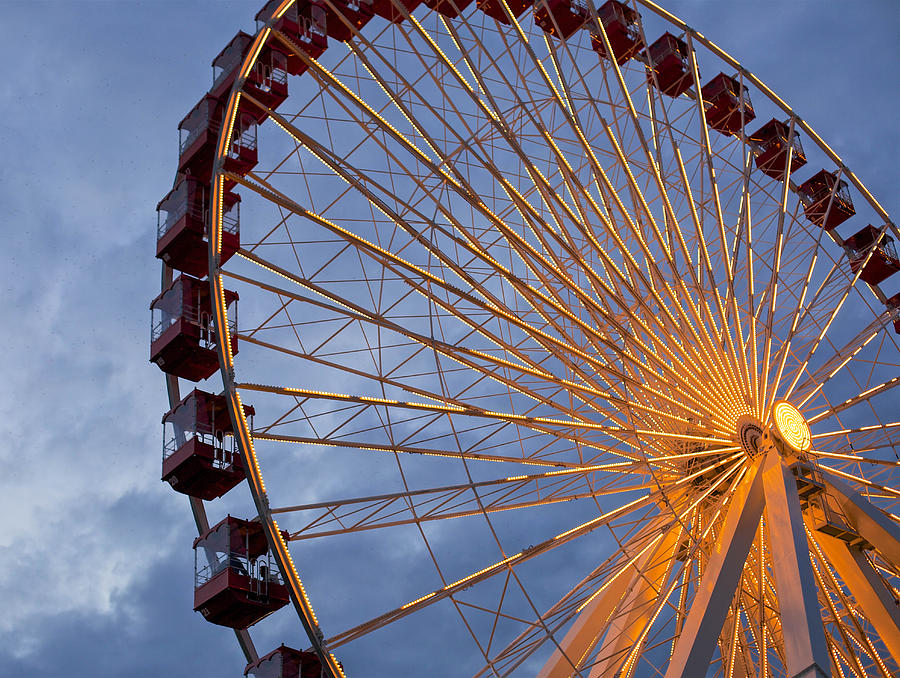 Navy Pier Ferris Wheel Photograph
