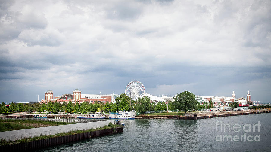 Navy Pier in Chicago Photograph by David Levin
