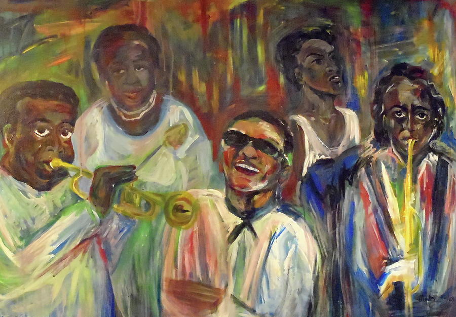 Nawlins Jazz Painting by Made by Marley - Fine Art America