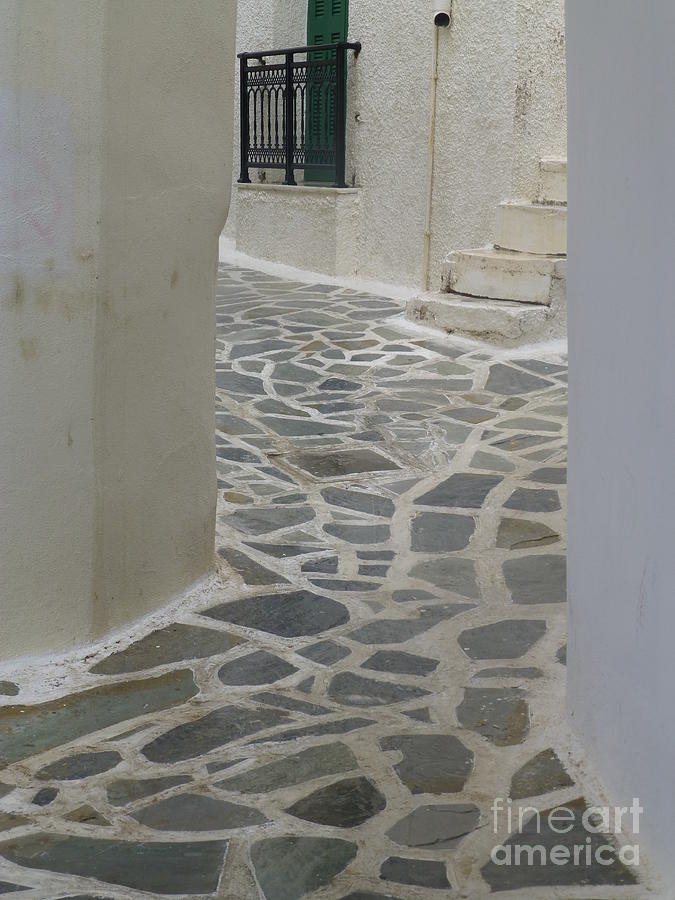 Greece Photograph - Naxos Path by Maxine Kamin