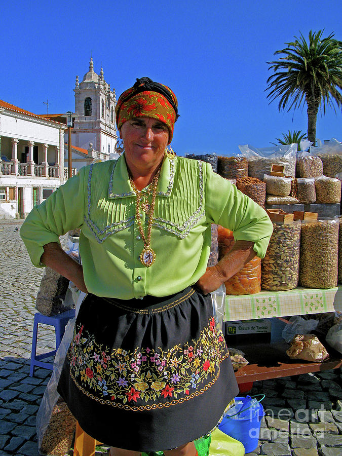 Nazare Nut Seller Photograph by Nieves Nitta