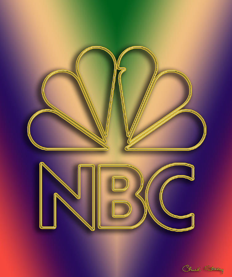 N B C Logo Digital Art by Chuck Staley