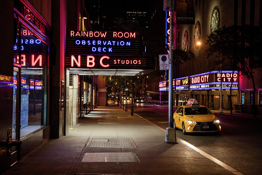 NBC Studios and Cab  Photograph by John McGraw