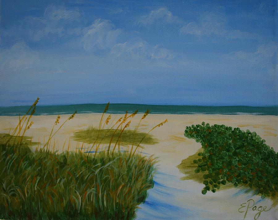 NC Beach Painting by Emily Page