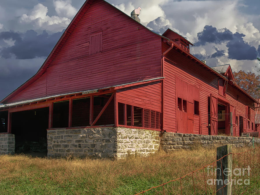 NC Red Barn Photograph by Dale Powell