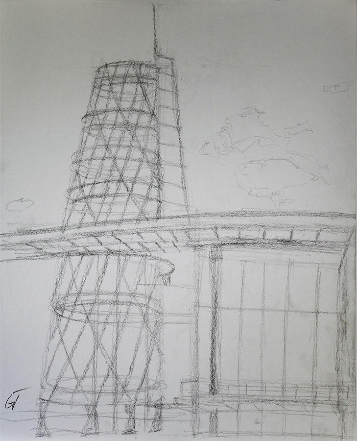 NCSU Talley Student Center Drawing by Grace Taft - Fine Art America