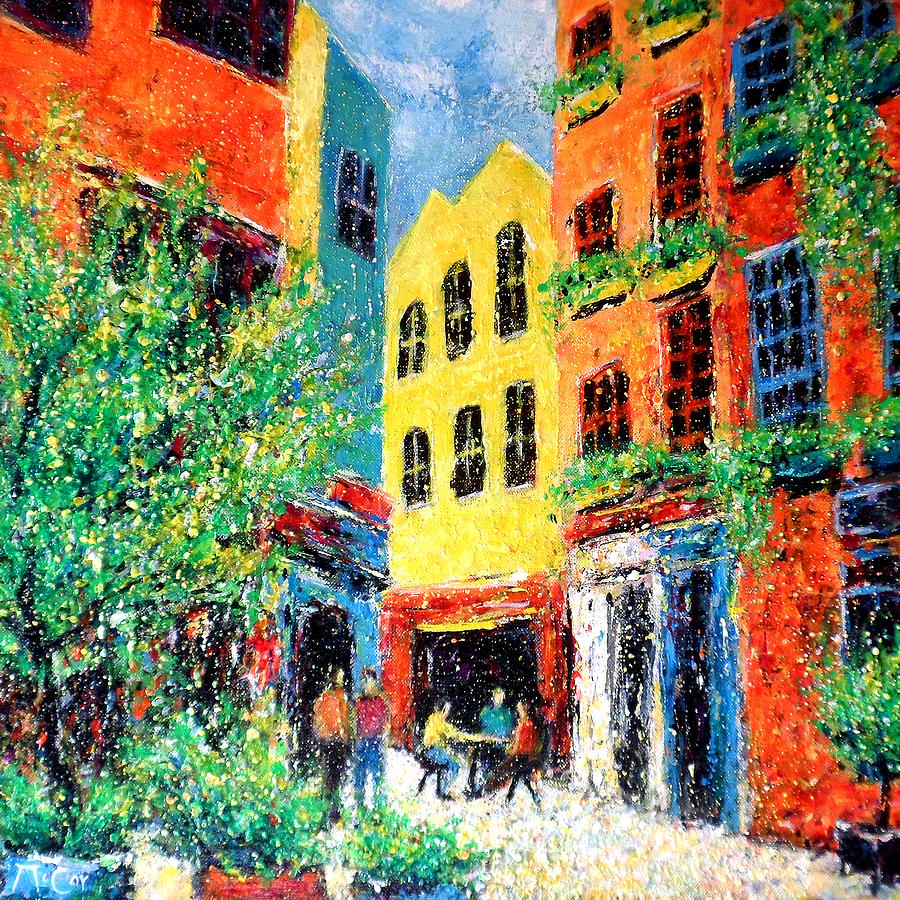 Neals Yard London Painting by K McCoy