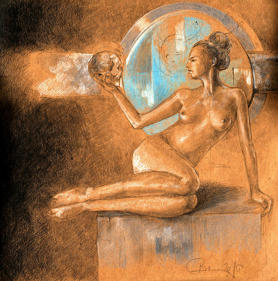 Death Painting - Near-death by Ertan Aktas Death Painting - Near-death by Ertan Aktas