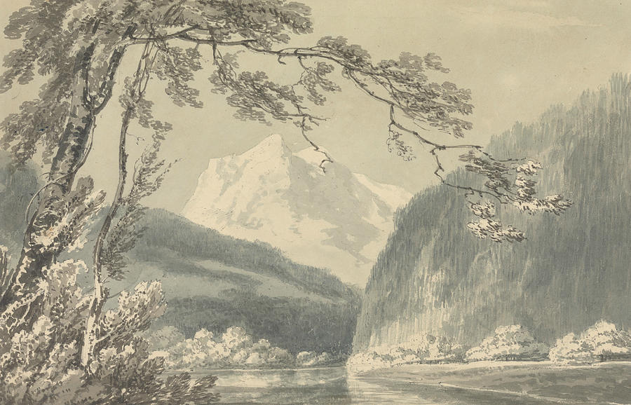 Near Grindelwald Painting by Joseph Mallord William Turner