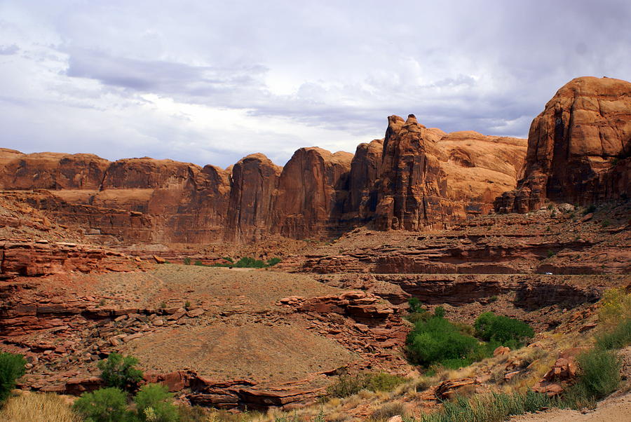 Canyon Photograph - Near Moab 4 by Marty Koch