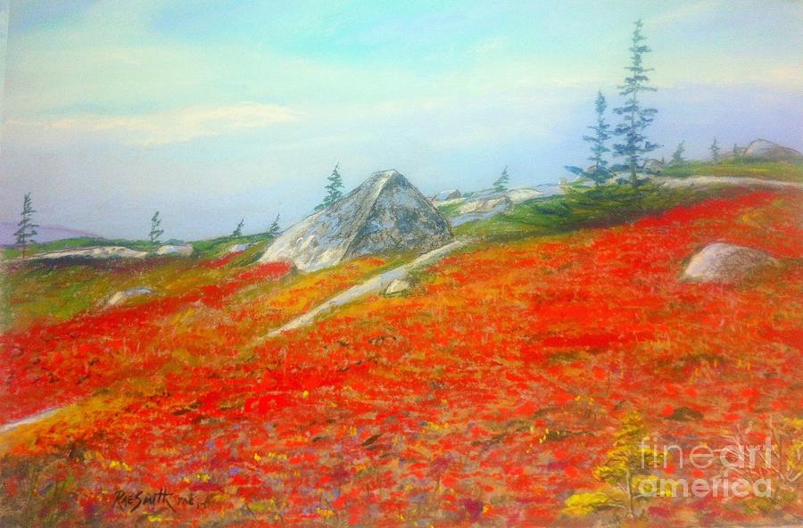 Near Peggys Cove  Pastel by Rae  Smith PAC